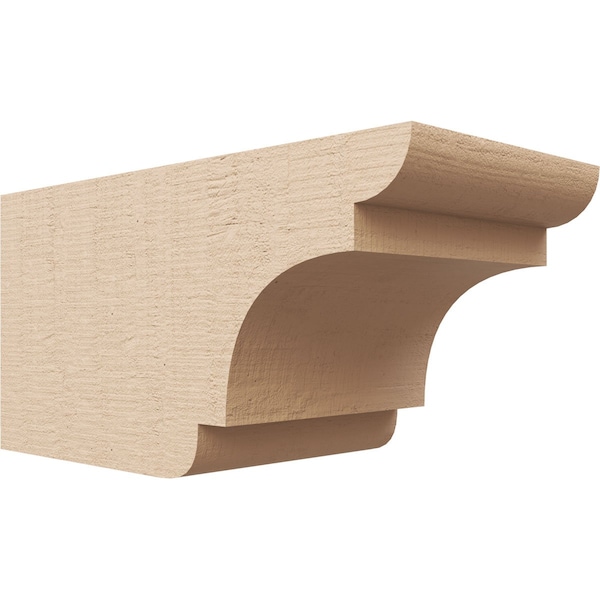 Ekena Millwork 6in. W x 6in. H x 12in. L New Brighton Woodgrain TimberThane Rafter Tail, Primed Tan RFTUR06X06X12NEBRCPR - main